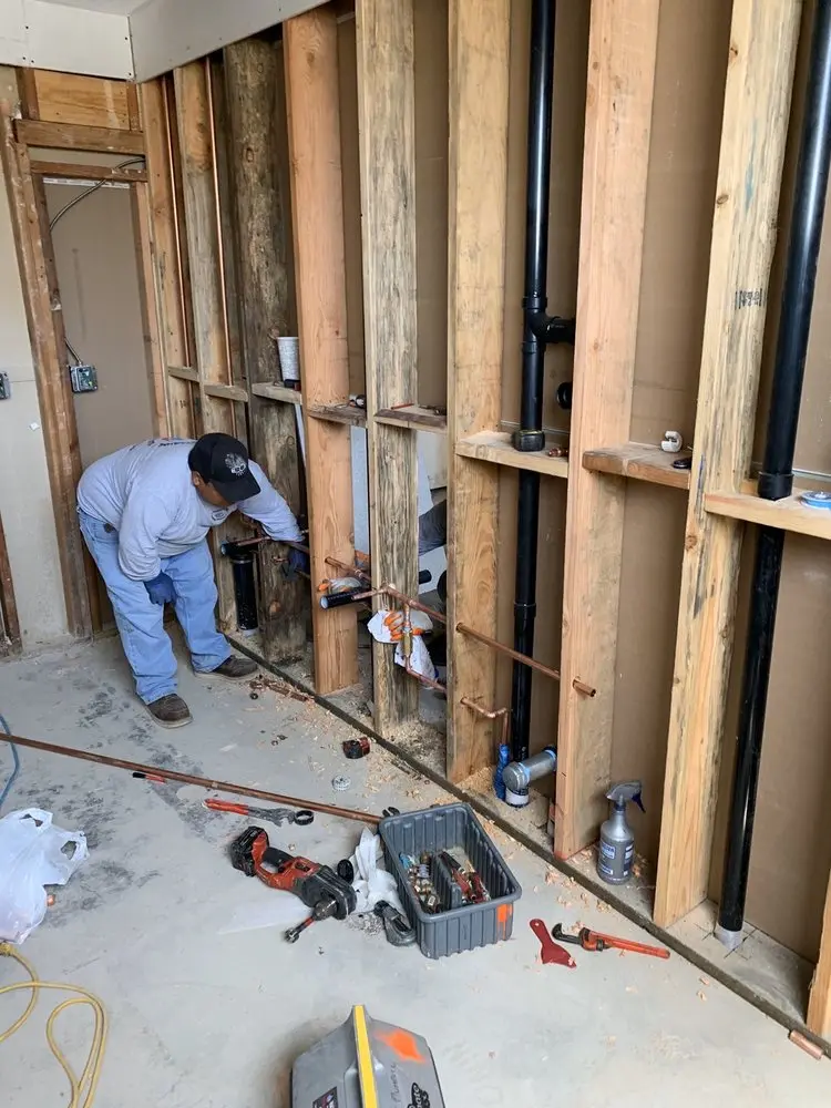 Commercial rough-in plumbing for Water Heater Replacement in East Central Boulevard